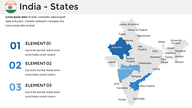 India PowerPoint Maps | ImagineLayout.com