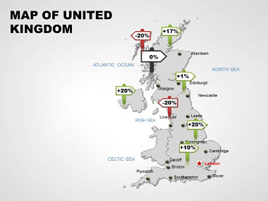 Editable United Kingdom PowerPoint Map | ImagineLayout.com