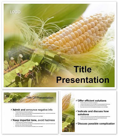 Corn Production PowerPoint Templates | ImagineLayout.com