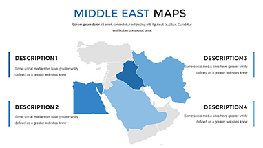 Middle East PowerPoint maps | ImagineLayout.com