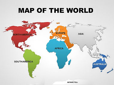 Editable World PowerPoint maps | ImagineLayout.com